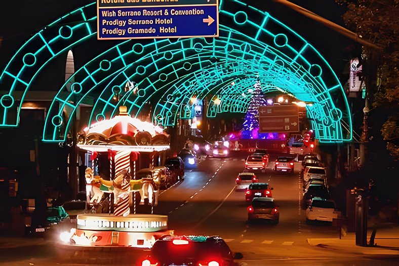 Maravilhoso Apartamento no Centro de Gramado